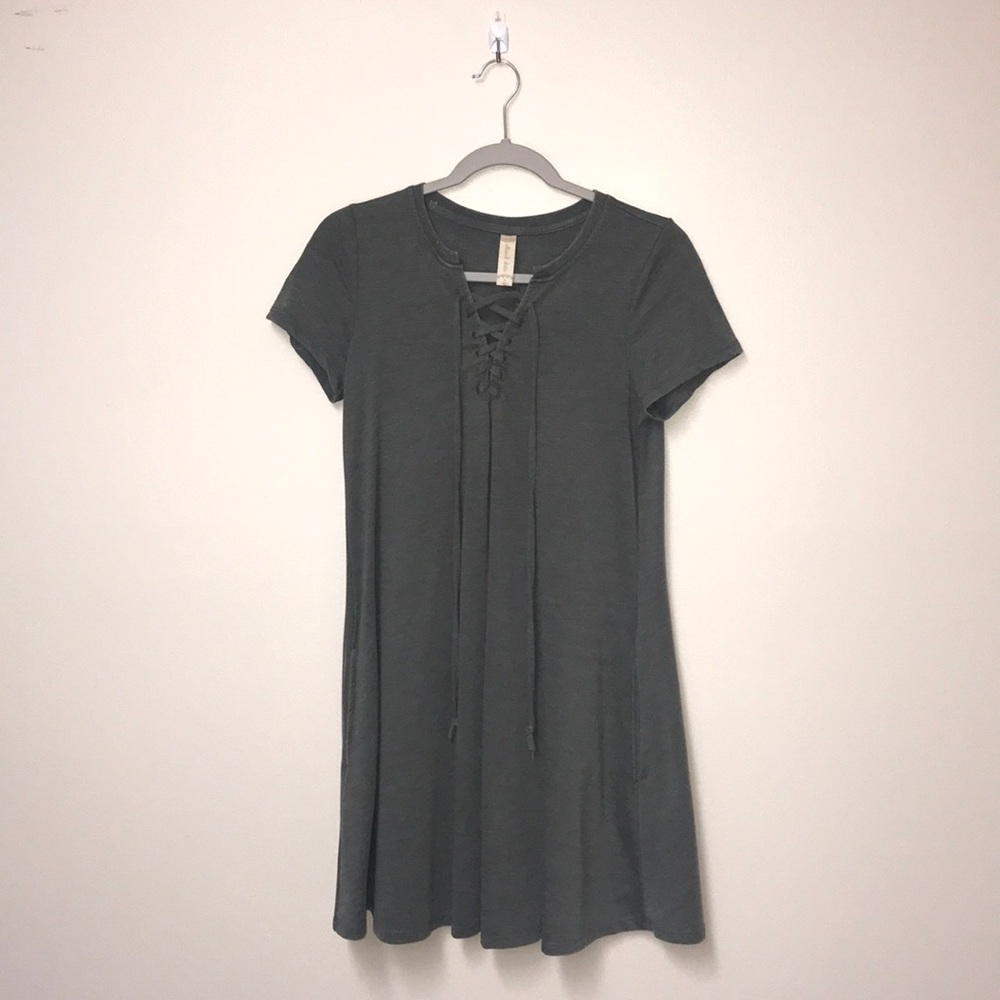 Green Altar’d State T Shirt Dress